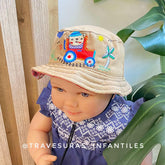 Pava Reversible Osito Auto beige